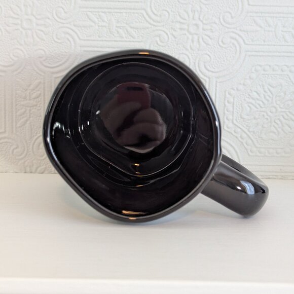 Rae Dunn Black Ceramic Halloween Coffee Mug with Decorative Lid - Caught in your - Picture 7 of 12